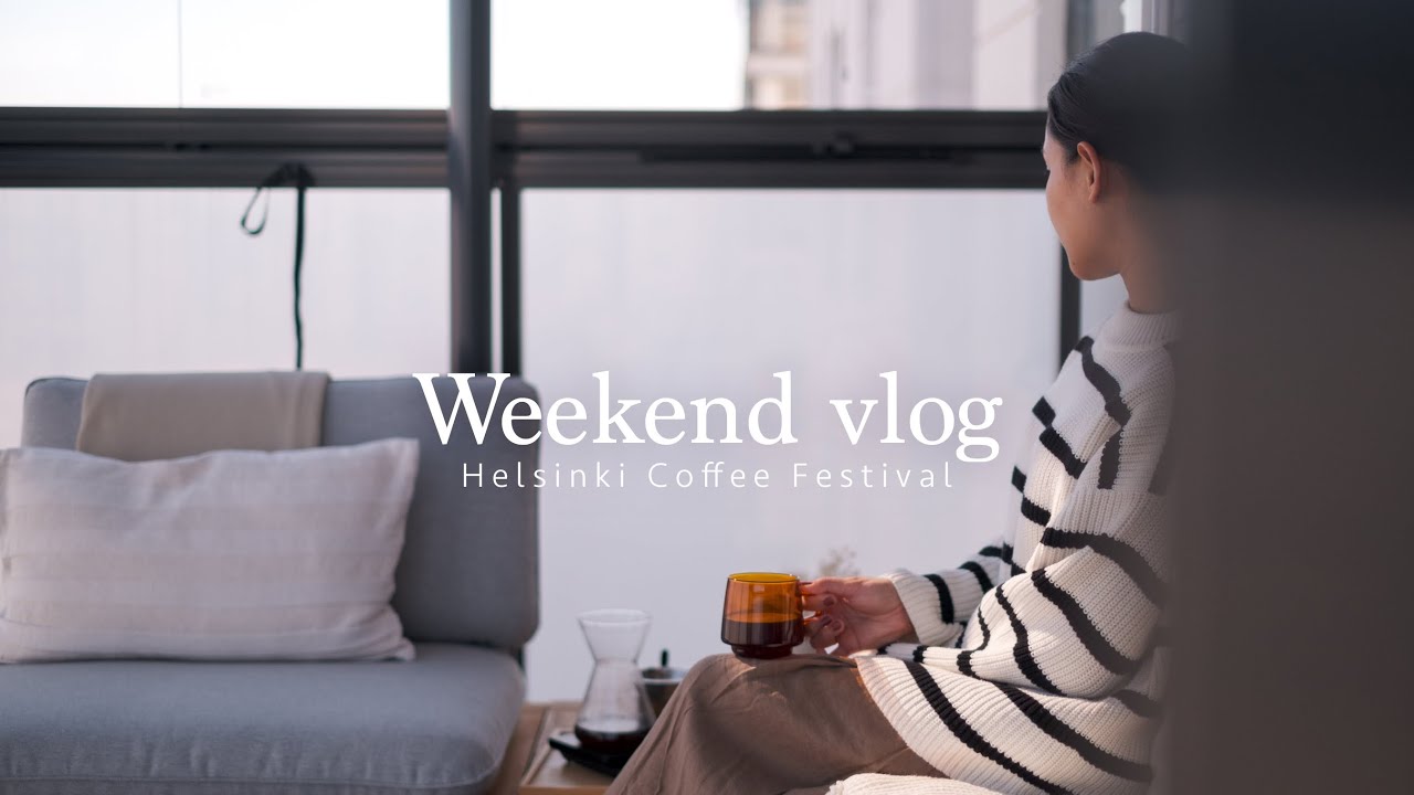 Weekend vlog I Helsinki coffee festival l Hario glass coffee maker I Life in Finland I calm day