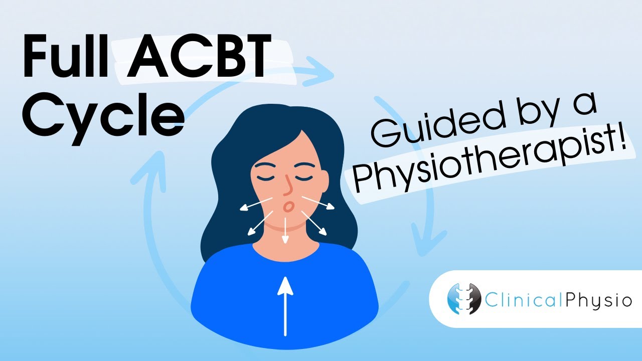 Full ACBT Cycle Breathing Exercises as Guided By Physio | Active Cycle of Breathing Technique