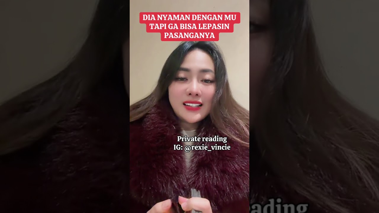 Dia nyaman denganmu 