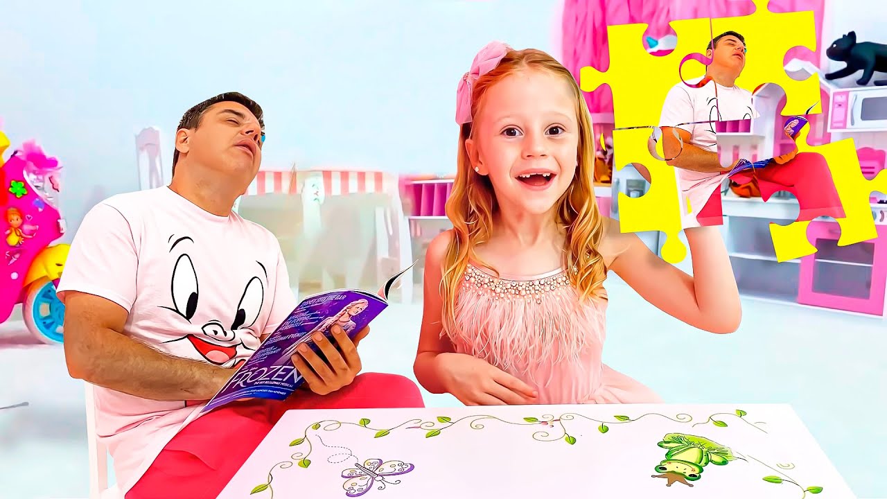 Nastya plays with magic puzzles
