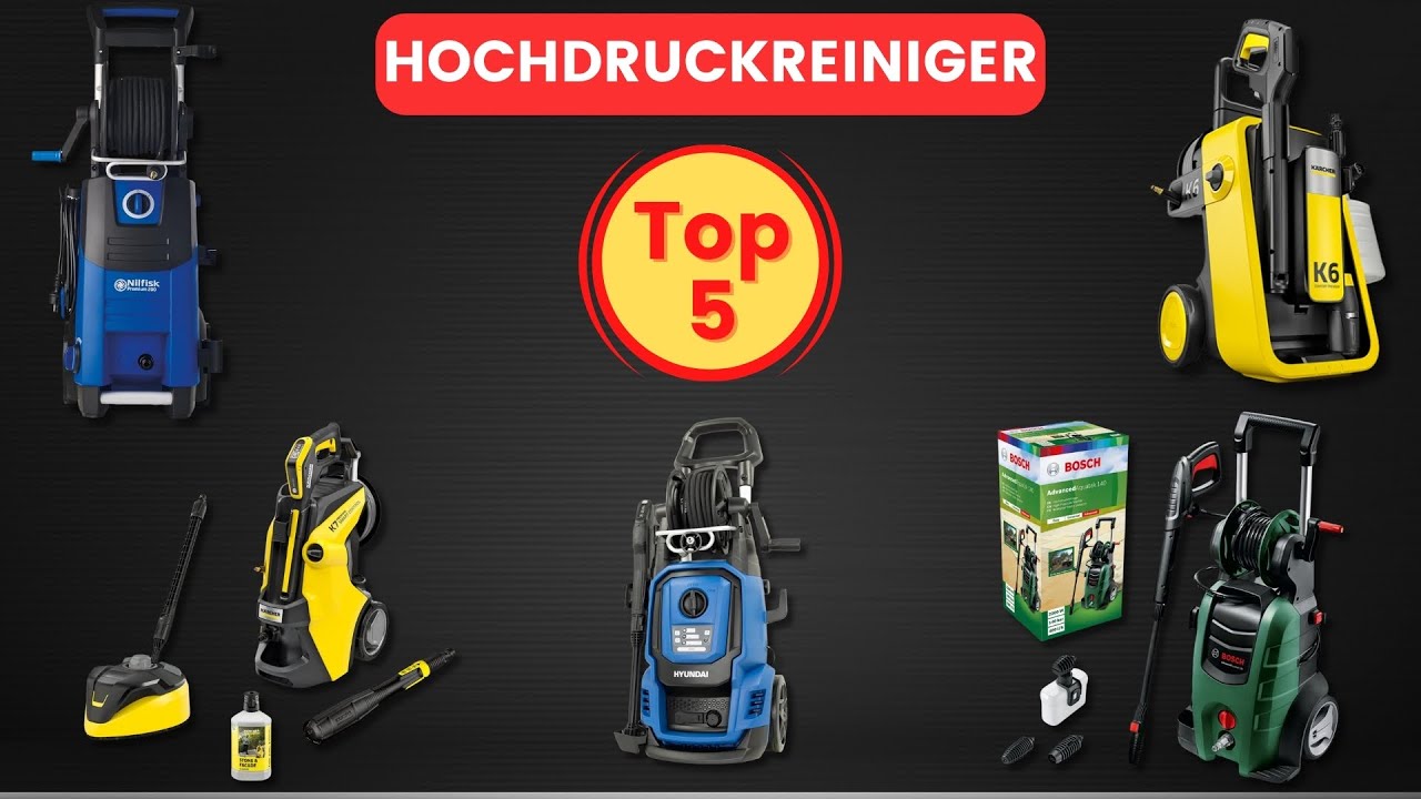Die 5 besten Hochdruckreiniger 2026: Der ultimative Vergleich!