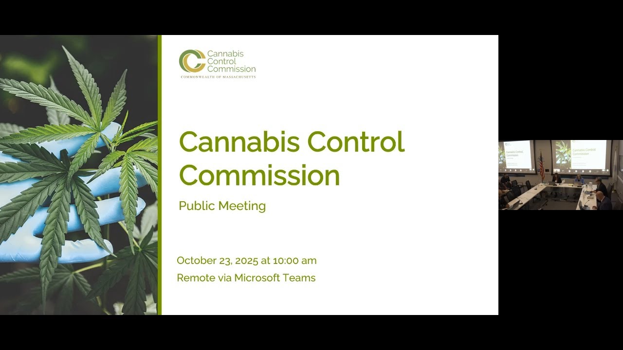 Cannabis Control Commission Public Meeting | October 23, 2025