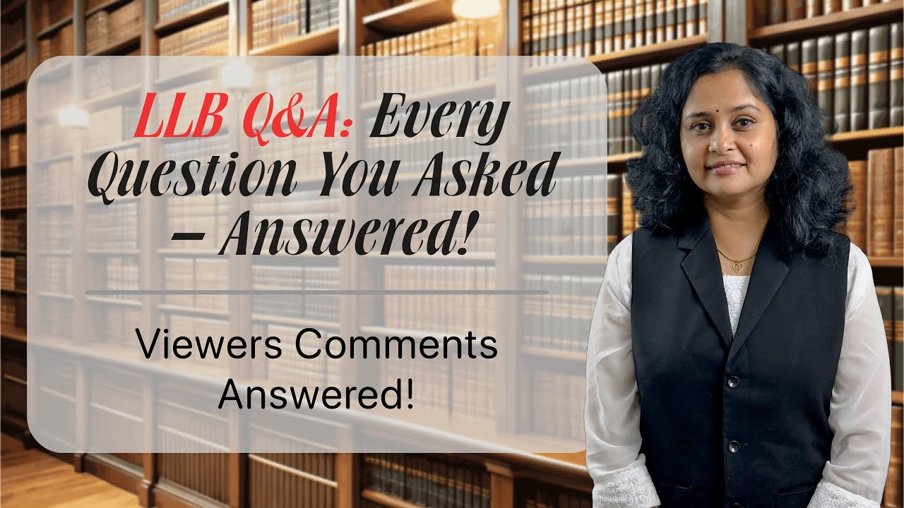 LLB Q&A: Every Question You Asked – Answered! 💡| #lawadmission #llb #3yearllb