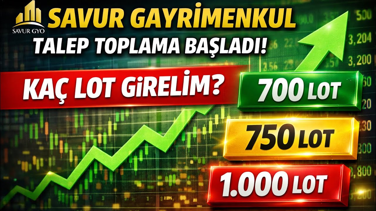 SAVUR GAYRİMENKUL TALEP TOPLAMA BAŞLADI KA&Ccedil; LOT GİRELİM #svgyo #halkaarz 