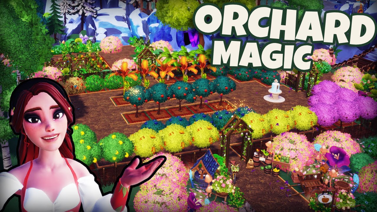 🌸 Where Fruit Trees Bloom 🌿 | Cozy Orchard Speedbuild | Disney Dreamlight Valley