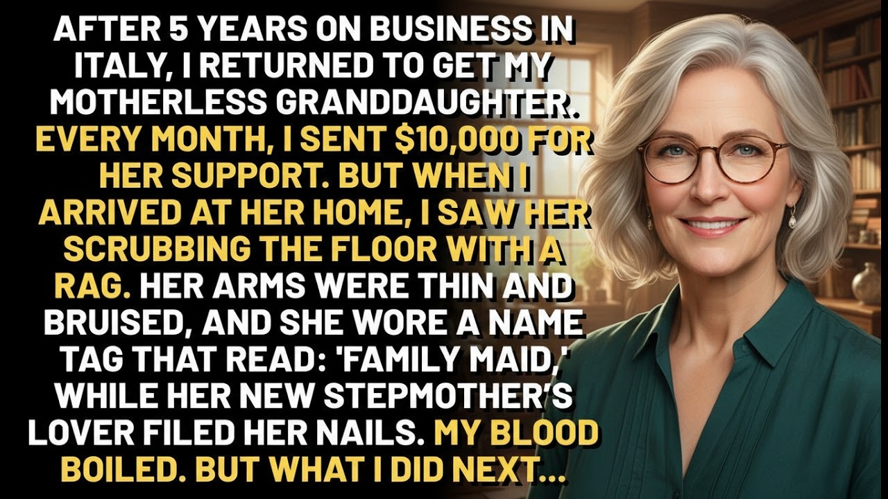 I Returned To Find My Granddaughter Turned Into A MAID By The Stepmother I Was Paying $10000 A Month