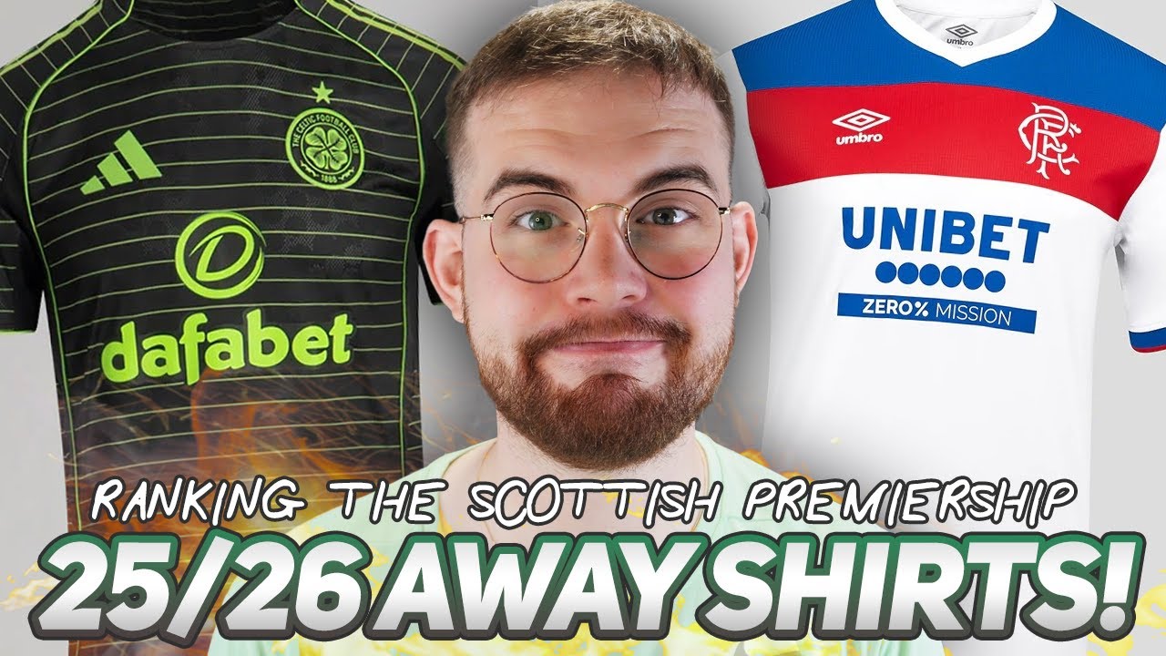 RANKING ALL 12 SCOTTISH PREMIERSHIP AWAY KITS! - 2025/26!