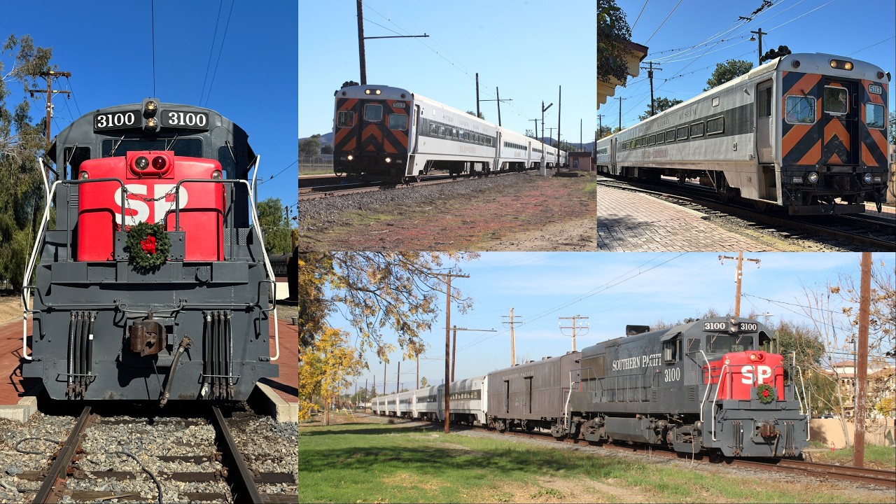 Southern California Railway Museum Polar Express Train (Day Time) 2025