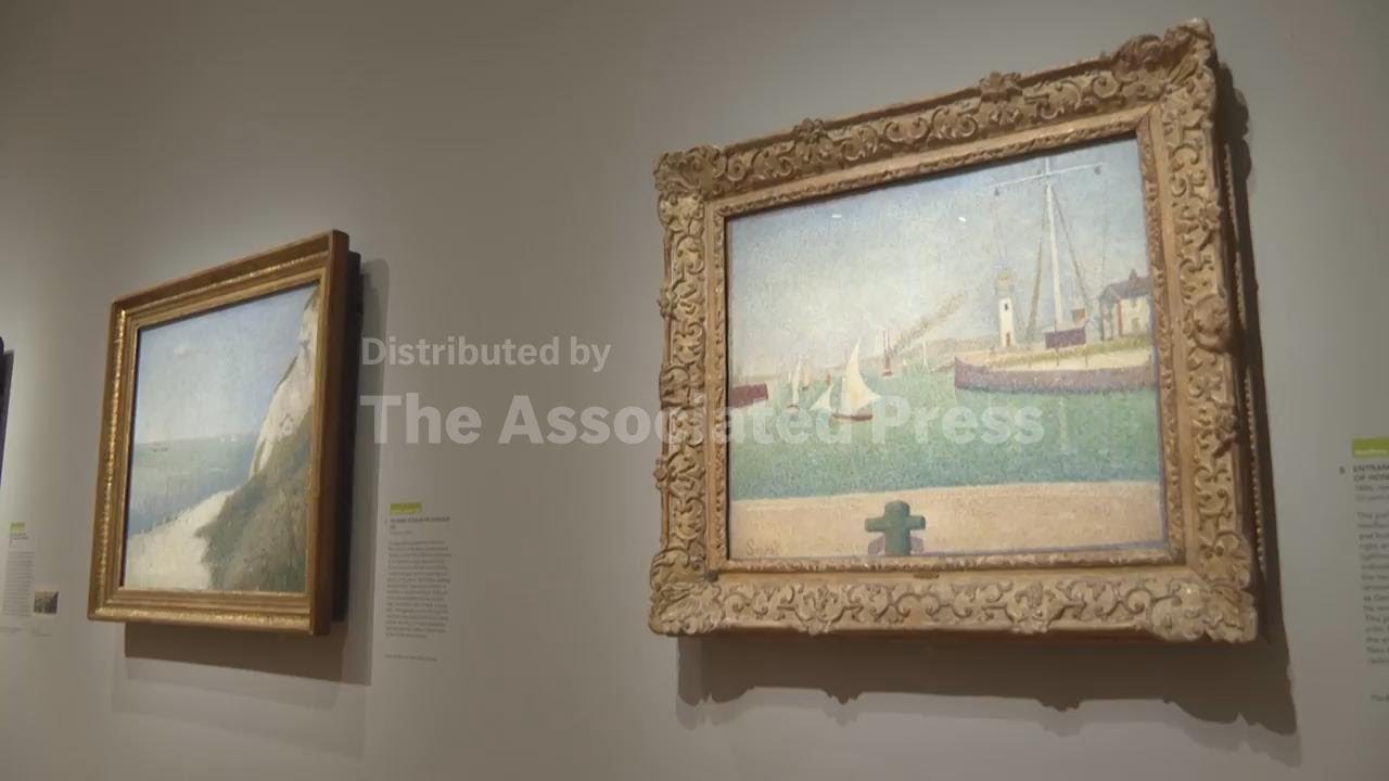How master of pointillism Georges Seurat painted the sea