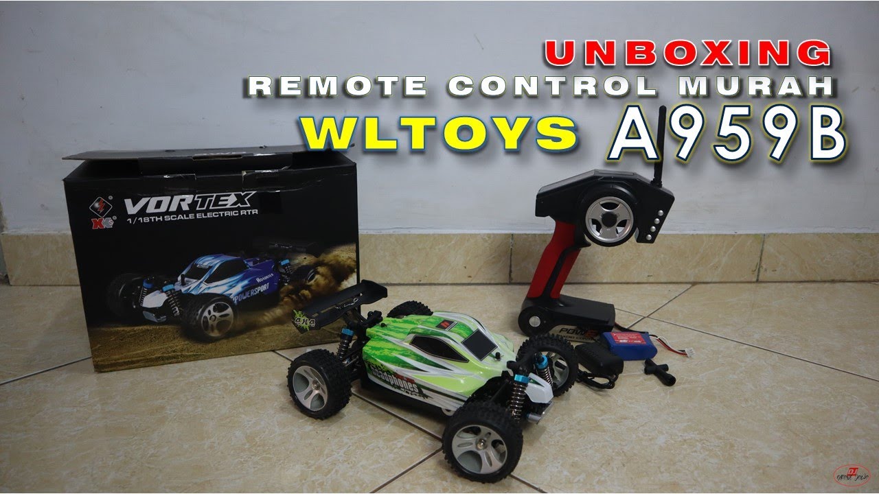 WLTOYS A959B - Unboxing Mobil RC Kencang tapi Murah