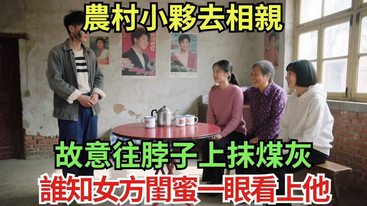 農村小夥去相親，故意往脖子上抹煤灰，誰知女方閨蜜一眼看上他#真實故事#案件#奇聞#故事#奇聞觀察室#奇聞#真相#奇聞軼事#談笑娛生
