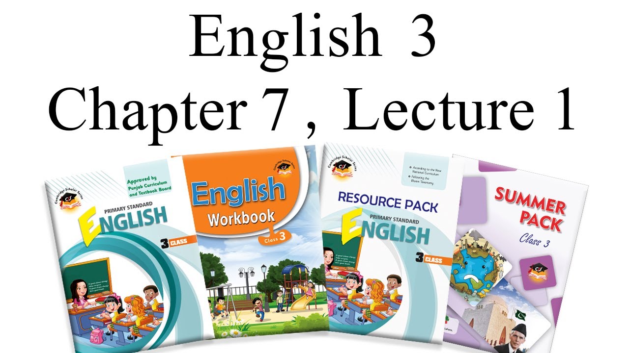 English 3 Chapter 7 Lecture 1