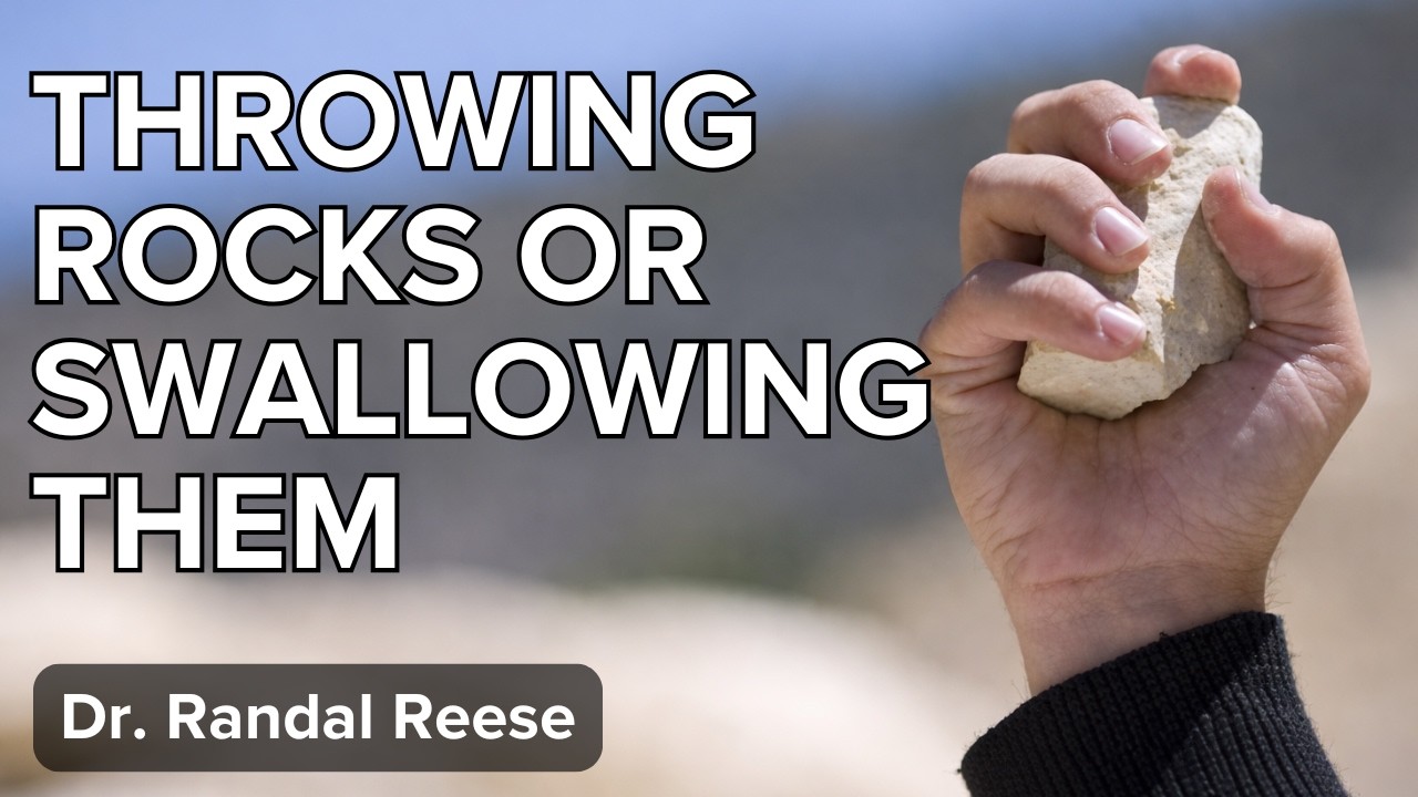 Throwing Rocks or Swallowing Them: Two Choices (Proverbs 17:17) | Dr. Randal Reese