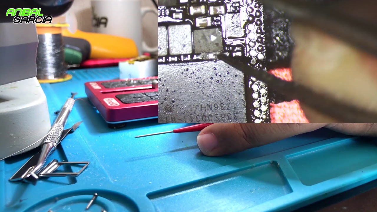 Reparación IPHONE X corto en VDD_MAIN capa inferior