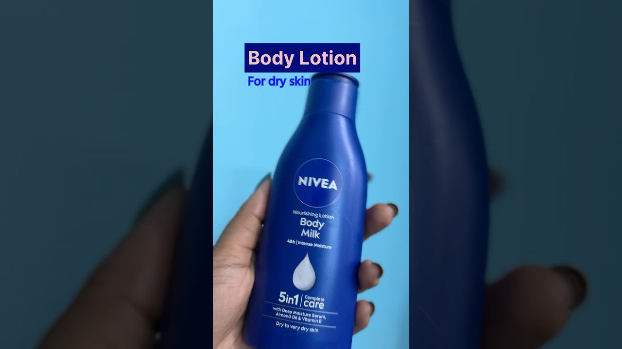 Use Nivea body milk nourishing lotion daily to achieve the best effects for your skin.#shorts #viral