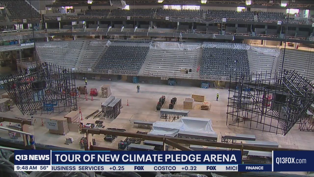 Tour of new Climate Pledge Arena, home of Seattle Kraken | Q13 FOX Seattle