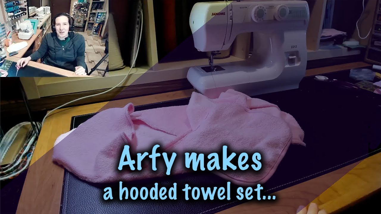 Arfy makes a hooded towel set…