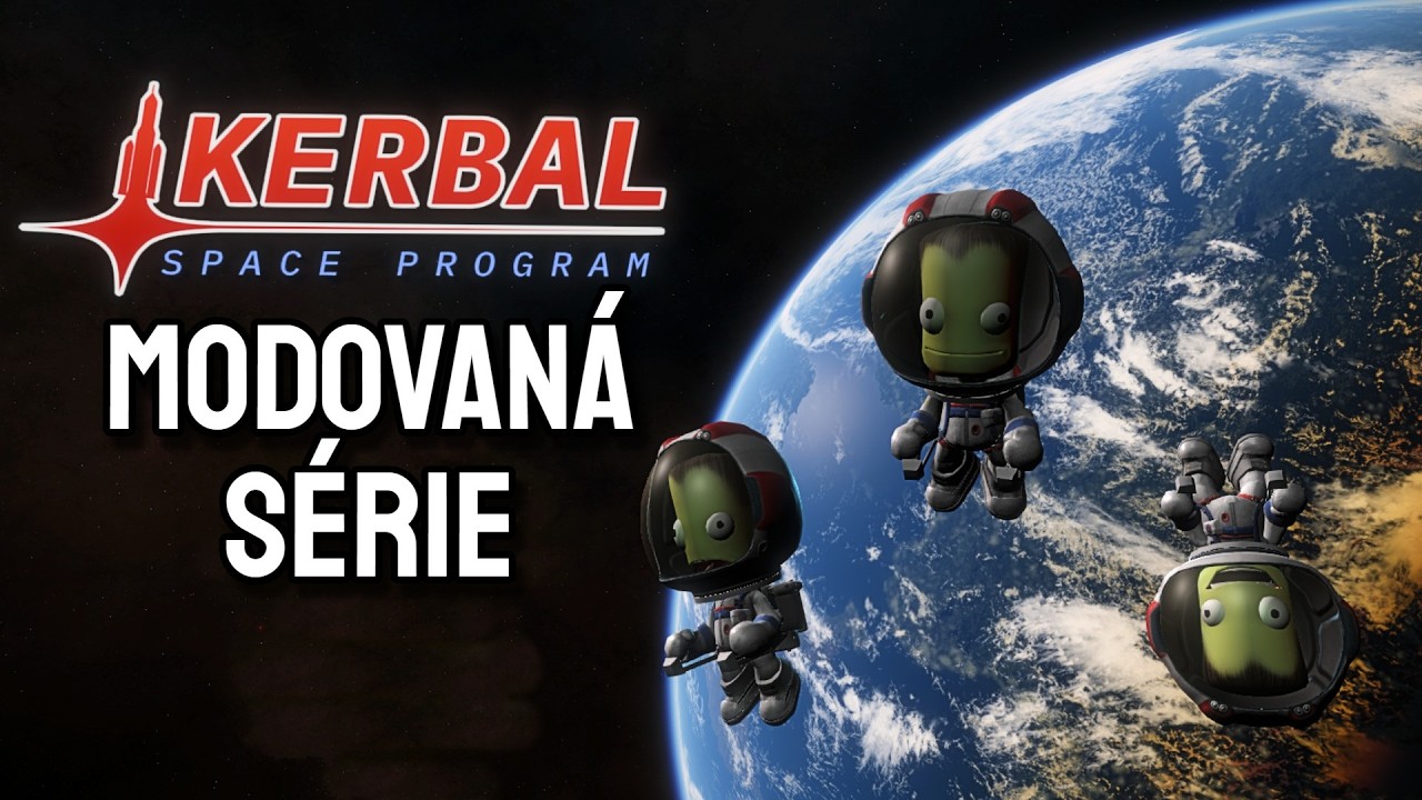 🔴[Epizoda 1] Těžce modovan&yacute; Kerbal Space. Nov&aacute; grafika, souč&aacute;stky i planety! !kerbal