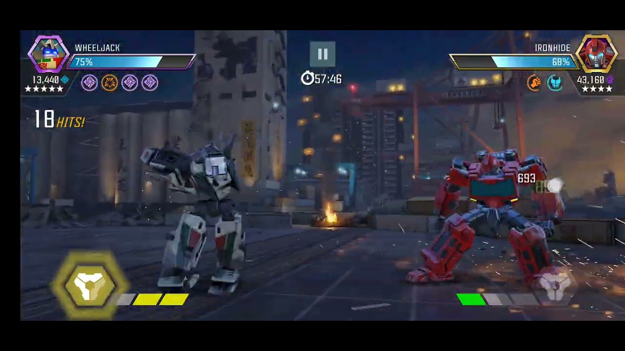 Wheeljack vs Ironhide 1.3 AM