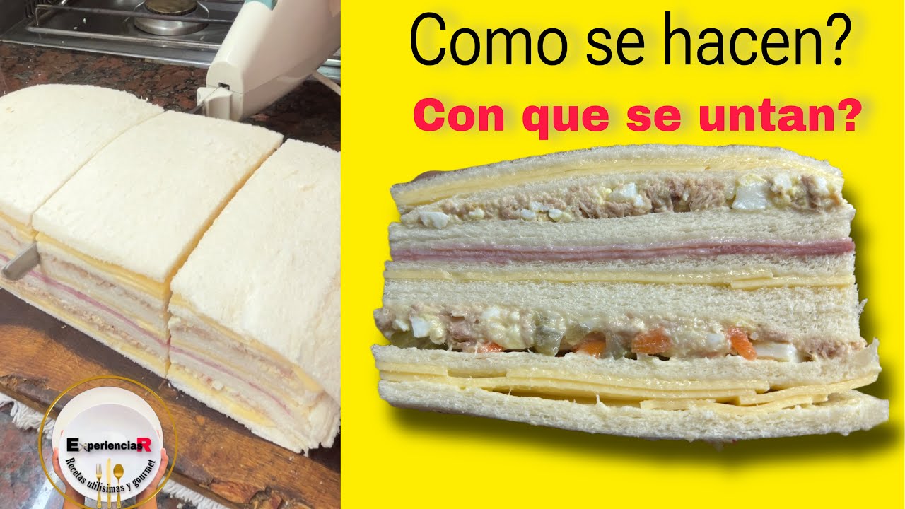 Como preparar SANWICHES de MIGA en casa | Con que se unta  el PAN?