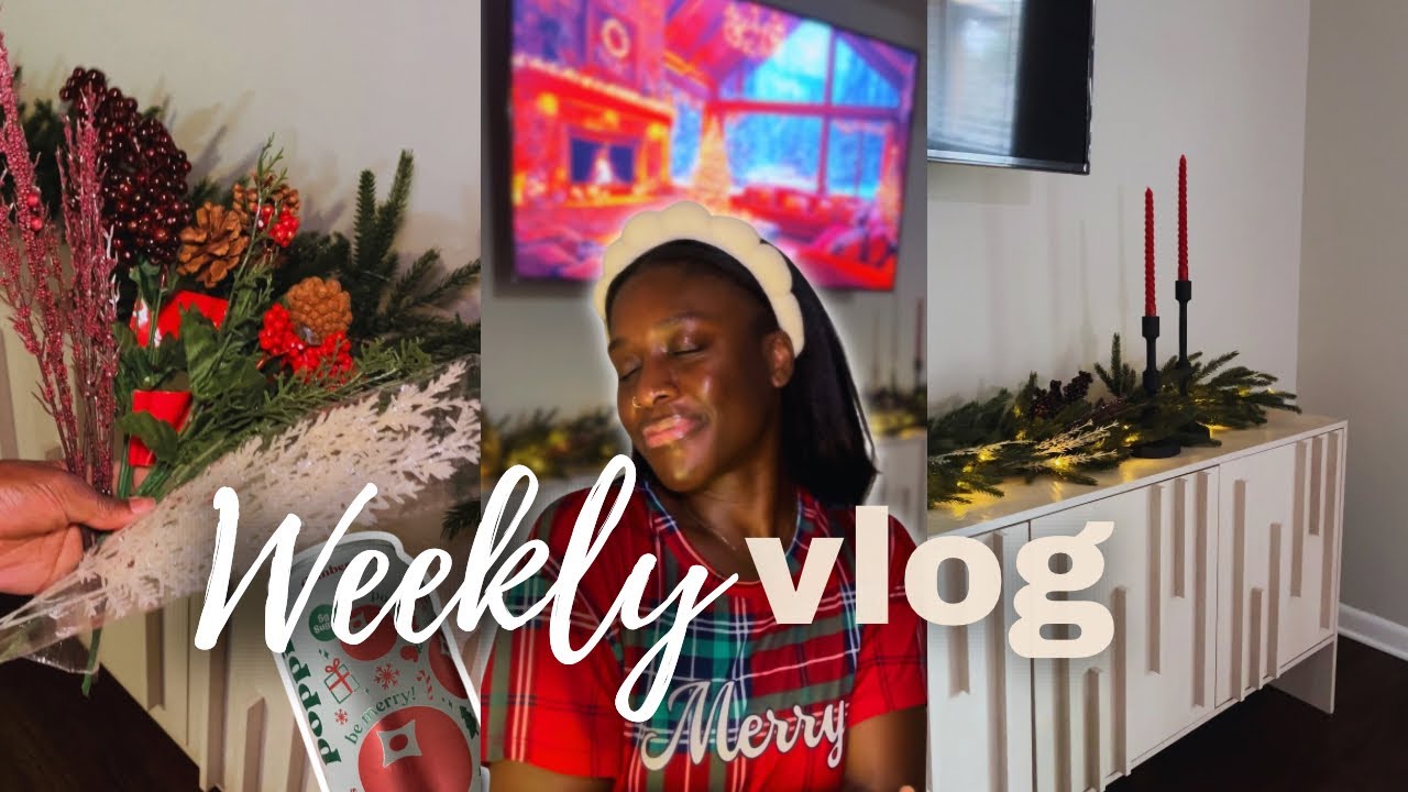 An Abundant Vlogmas🎁🎄|Christmas decorating for the FIRST time + holiday shopping + nontoxic gifts 