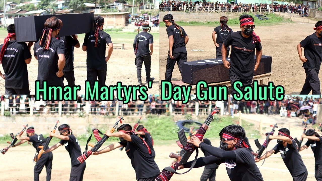 36th Hmar Martyrs' Day | Gun Salute | MSA Mahur Playground [16th May 2025 ] Part 1