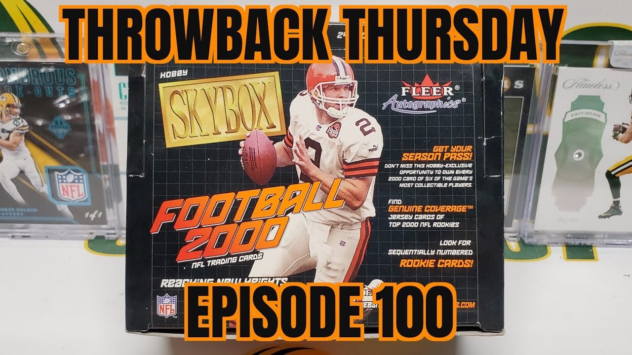 2000 Skybox Football Hobby Box Opening. Throwback Thursday EP 100!
