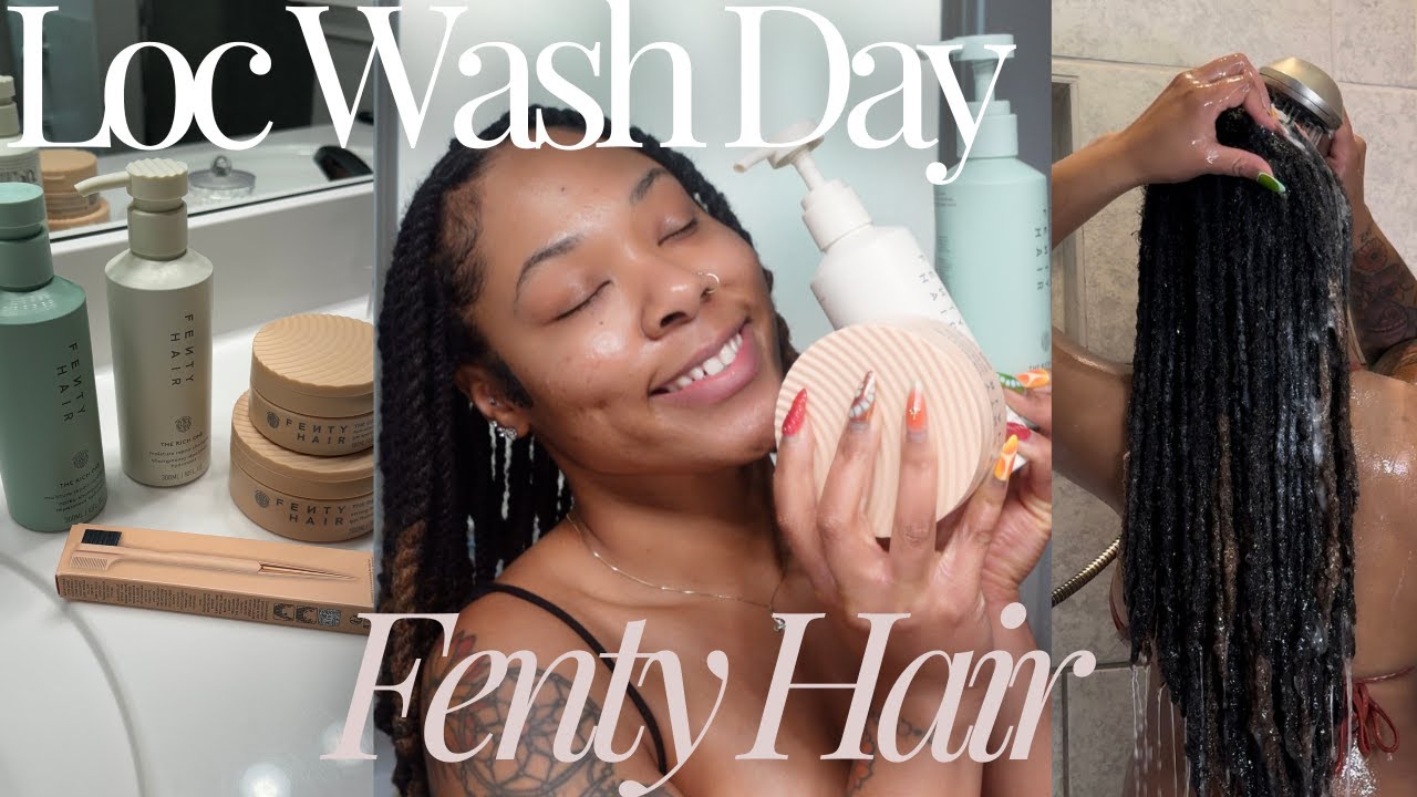 ЧЕСТНЫЙ ОБЗОР FENTY HAIR! | Подойдет ли Fenty Hair для локонов? | Первые впечатления: мытье и укл...