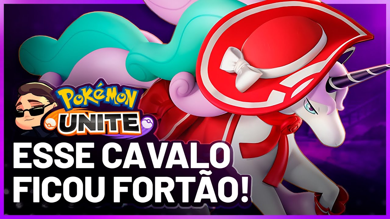 ESSE CAVALO FICOU BOM BONZÃO! Pokemon Unite Rapidash Gameplay