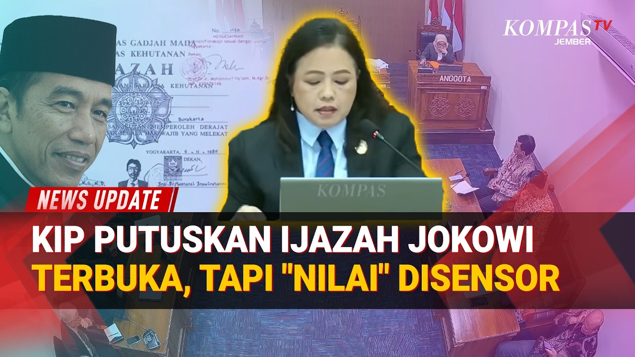 Tok! Sidang KIP Putuskan Ijazah Jokowi Dibuka Untuk Publik, Tapi Nilai Akademik & NIK Dikecualikan