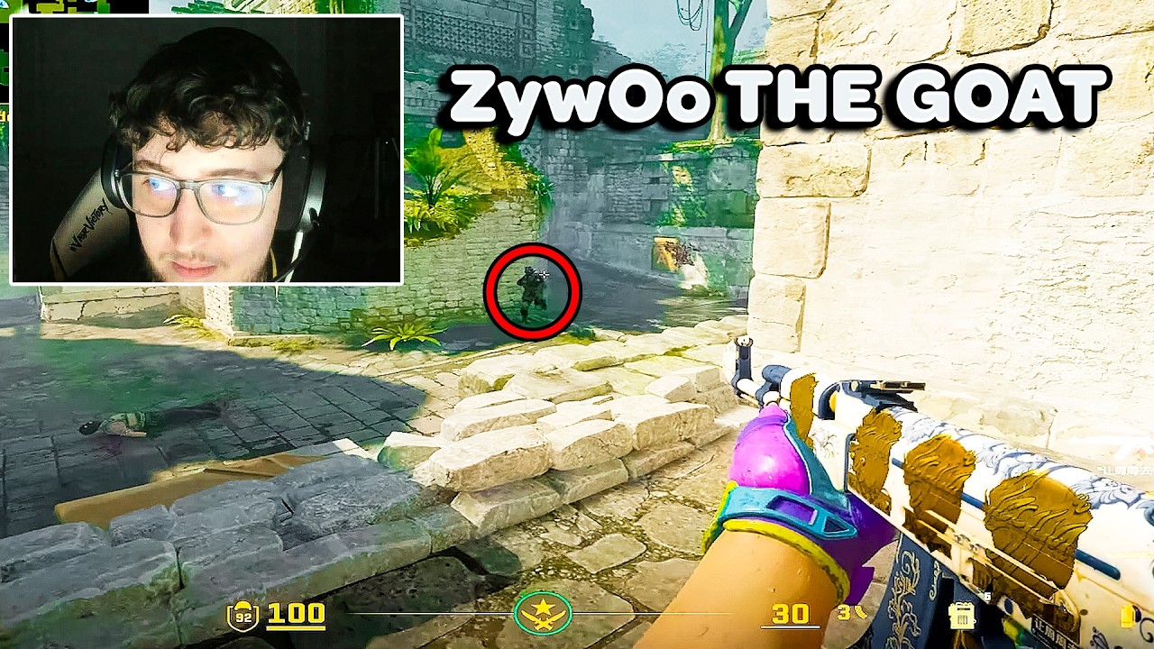 When ZywOo solo carries his Team in a FACEIT match. m0NESY insane clutch - CS2
