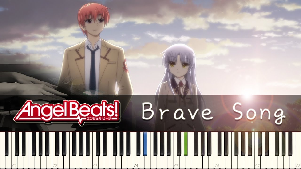 「Brave Song」Angel Beats! Full ED (Piano Tutorial + Sheets) ピアノ楽譜付き
