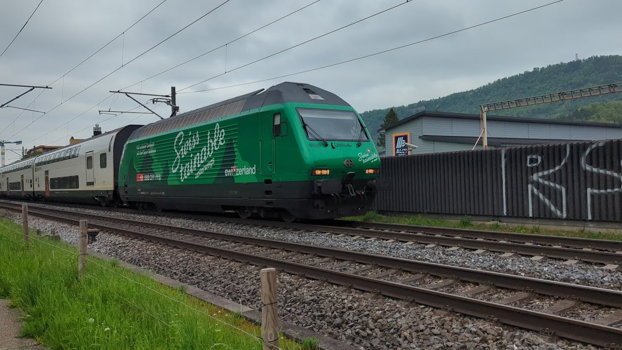 TGV, ICE, Twindexx, SBB Astoro and many more Trains infront of Liestal Station.