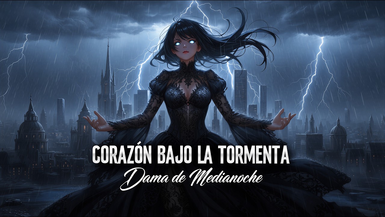 Corazón Bajo la Tormenta 🌩️🖤 | Rock oscuro para noches de tormenta | Dama de medianoche