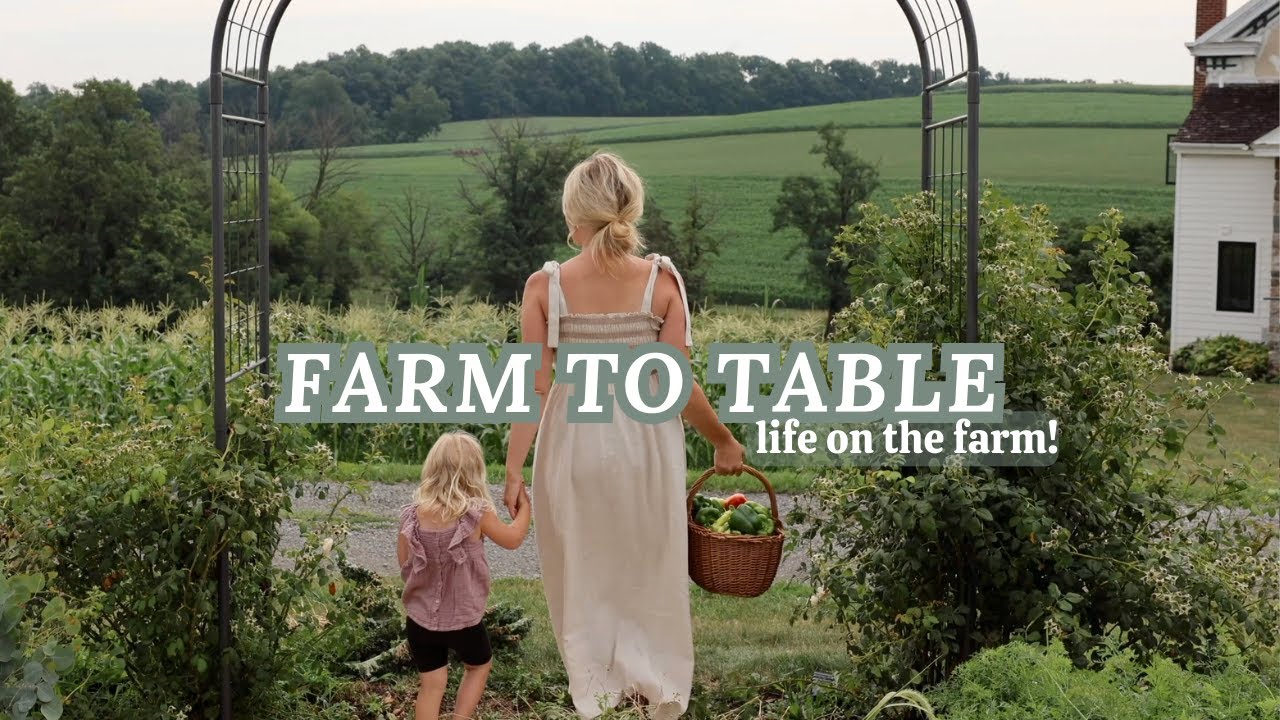 SUMMER DAYS  on the Farm Large Family of 7!