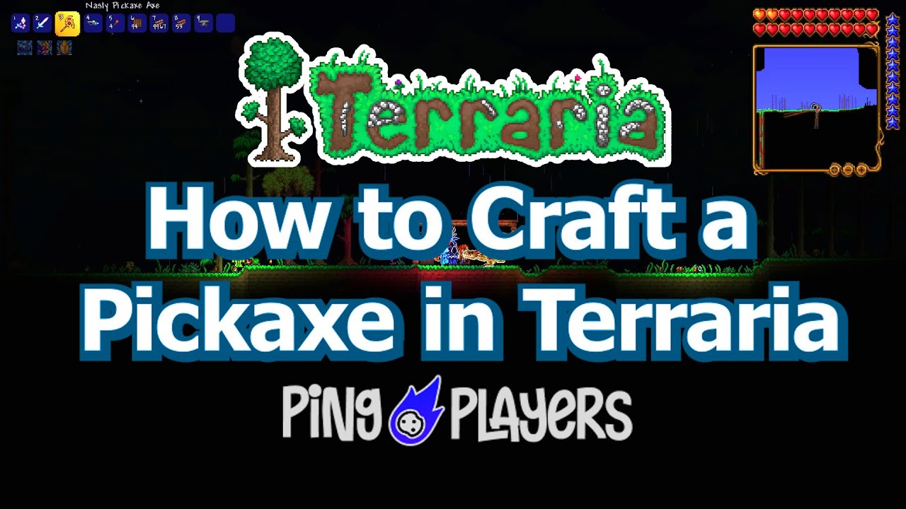 How to Craft a Pickaxe in Terraria (Beginner Crafting Guide)