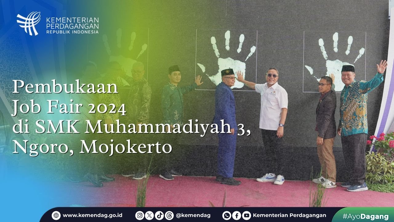 Pembukaan Job Fair 2024 di SMK Muhammadiyah 3, Ngoro, Mojokerto