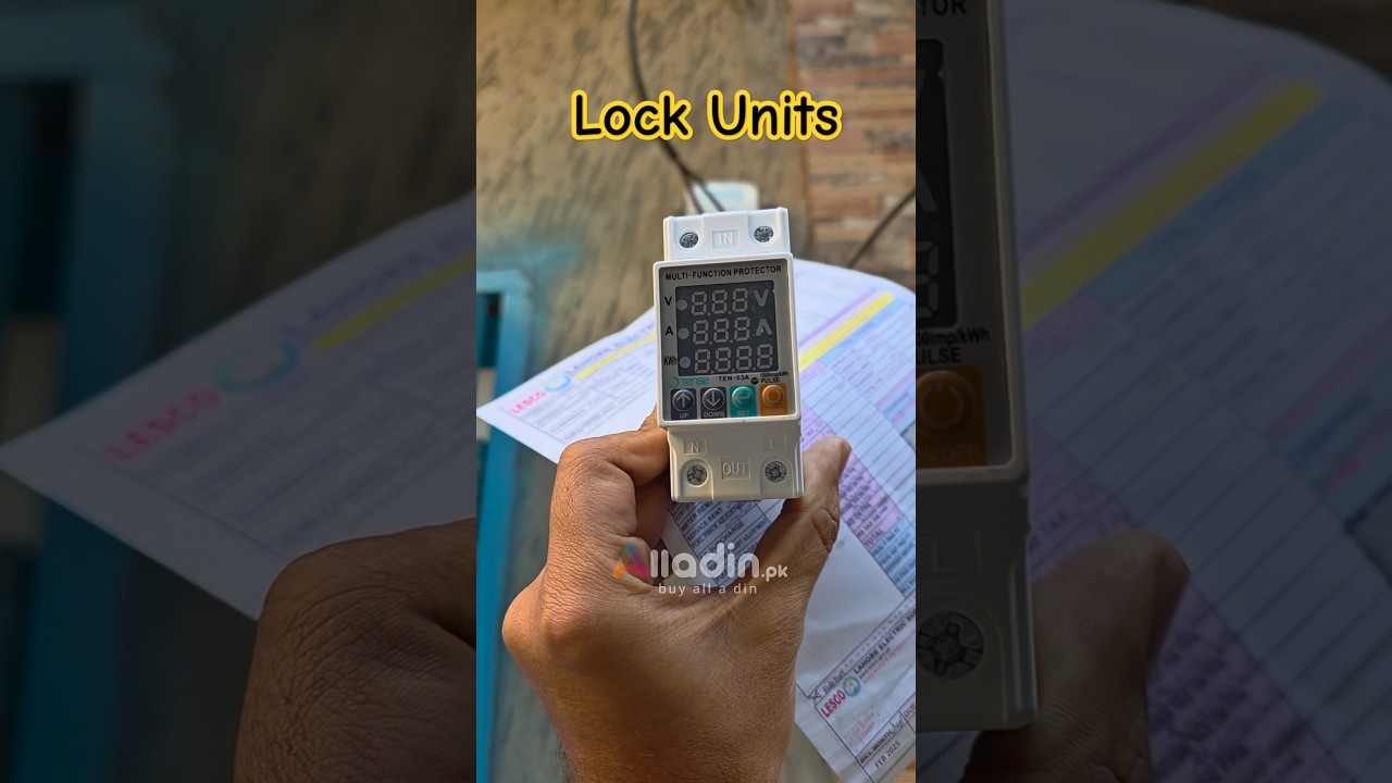 Lock your KWH Units with TENSE 5in1 VA Protector #Tense #Alladin #saveelectricitybill