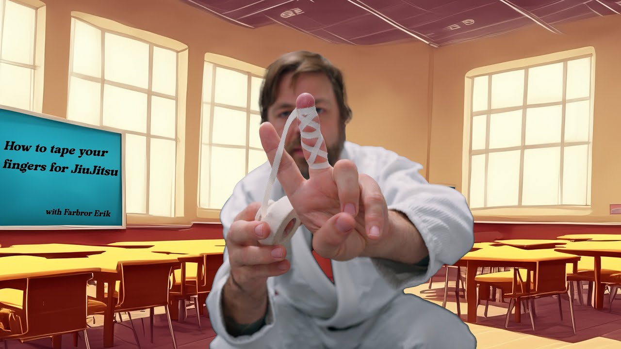 Jiujitsu 101 - how to tape your fingers 