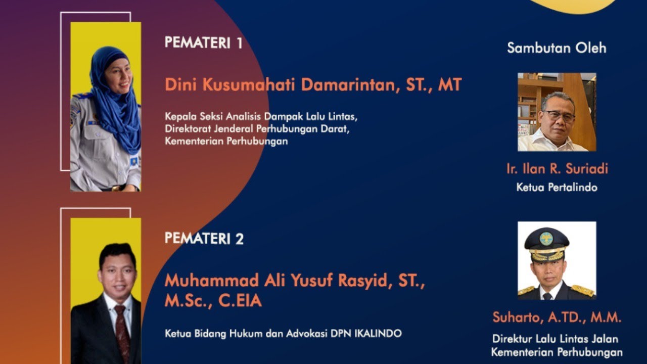 Webinar Integrasi Persetujuan Teknis Andalalin dalam Kajian AMDAL