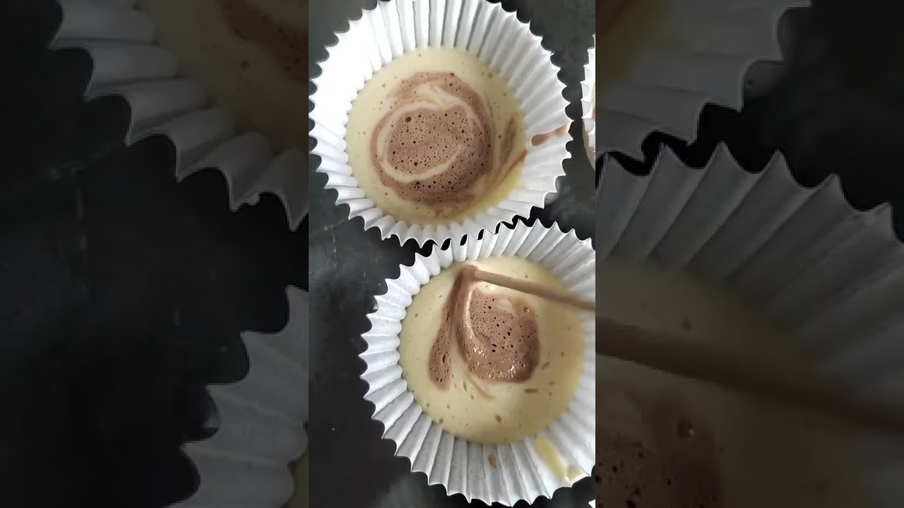 super easy cupcakes in airfryer #no milk#nobakingsoda