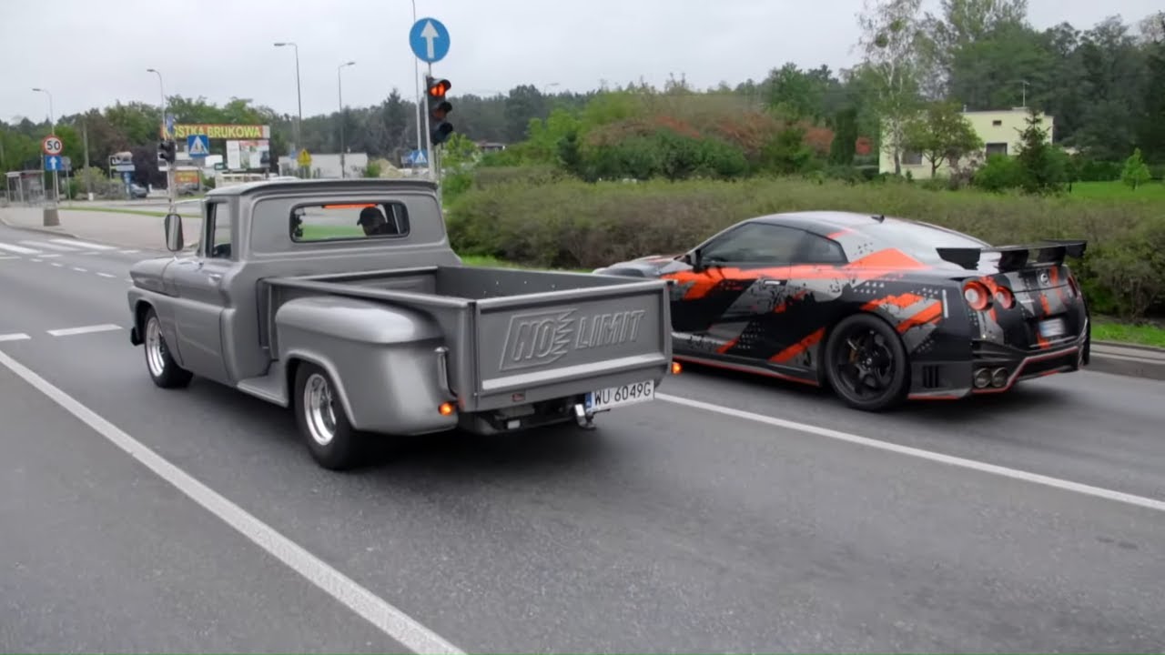 Ten leciwy Pick-up wziął na światłach GTR-a! #Klasyka_Mikiciuka