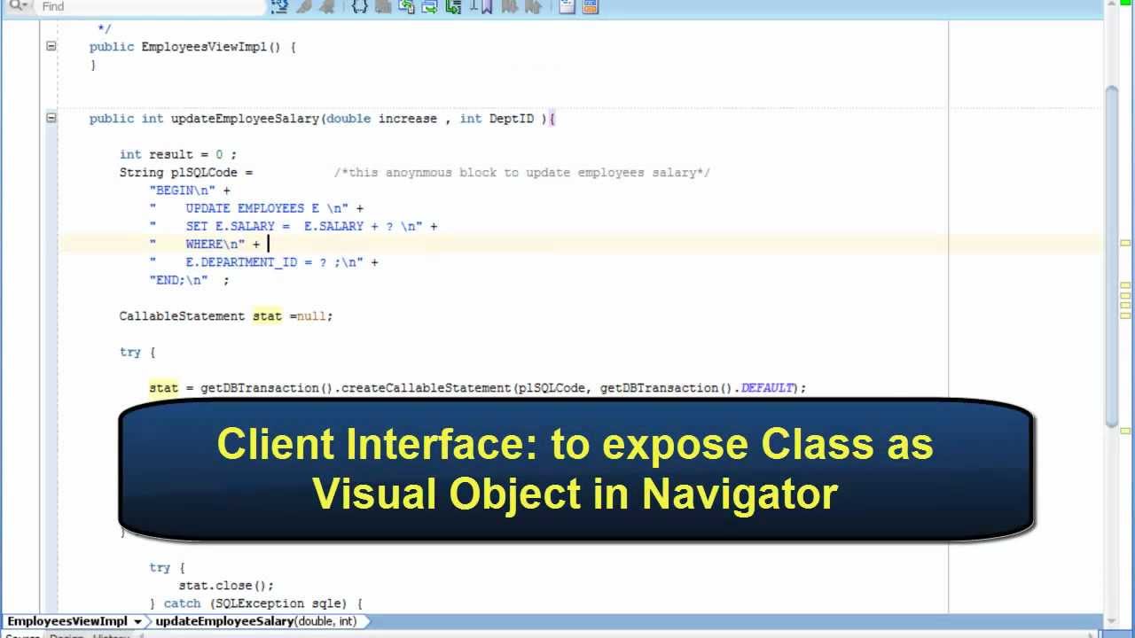 ADF - Execute  Oracle PL-SQL in ADF Application- part1