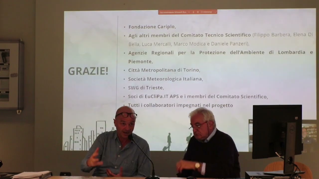 Risultati finali del progetto MICLIMI 6 novembre 2023 - Chiusura lavori