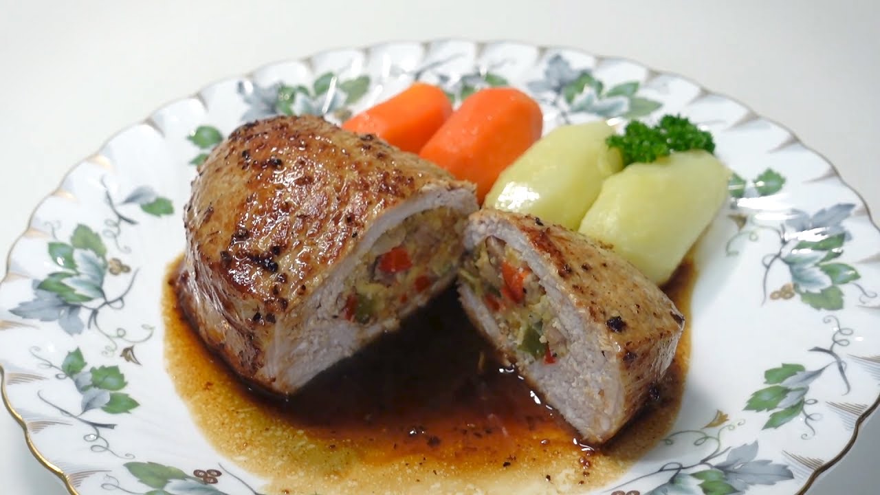 Stuffed Pork Chop ポークチョップ詰め物入り