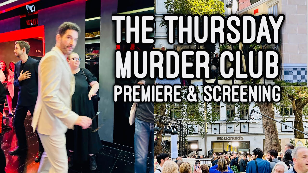VLOG The Thursday Murder Club UK Premiere And Screening (Tom Ellis, Pierce Brosnan, Helen Mirren)