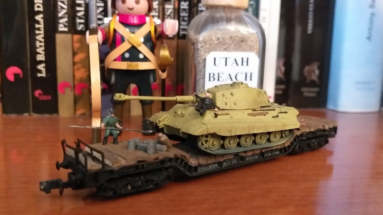 PANZERS EN TREN en escala N