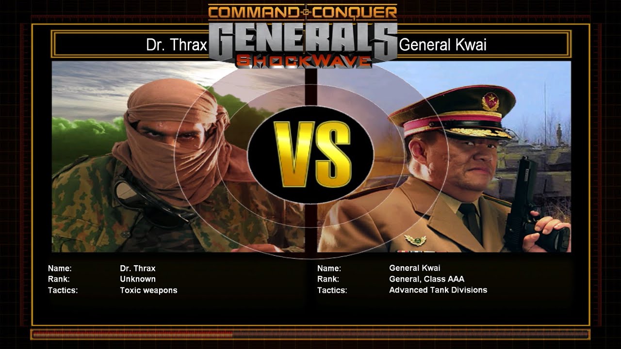 Toxin General Challenge 7 (VS Tank) | Hard Difficulty | C&C Generals Shockwave Remastered