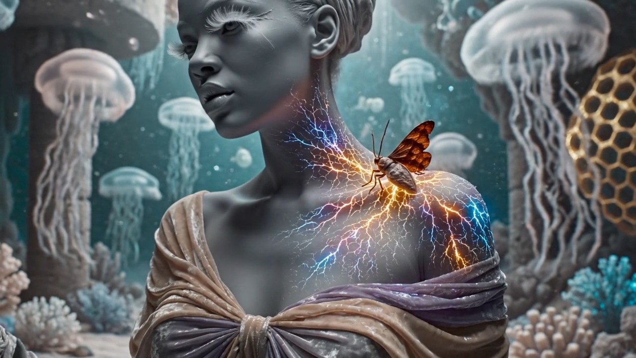 Surreal AI Film - Aesthetics of underwater Dreams | 4K Music Studio