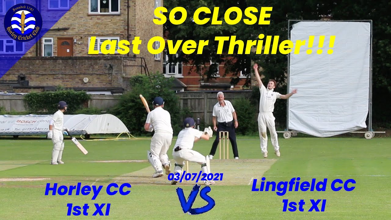 WHAT A GAME... Right To The Wire!! Fullers Premiership Cricket Highlights Horley CC vs Lingfield CC